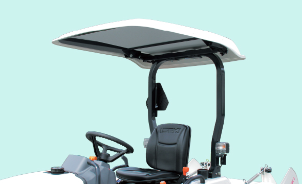 サンバイザーを装備