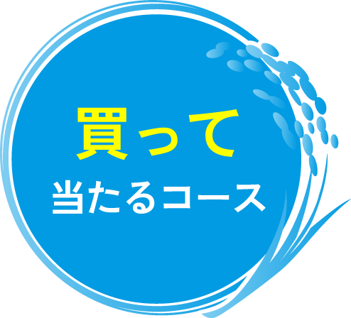 買って当たるコース