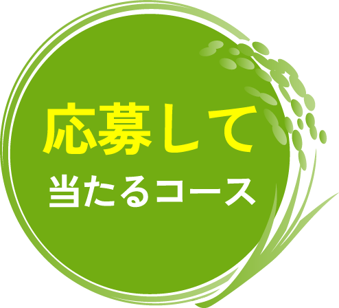 応募して当たるコース