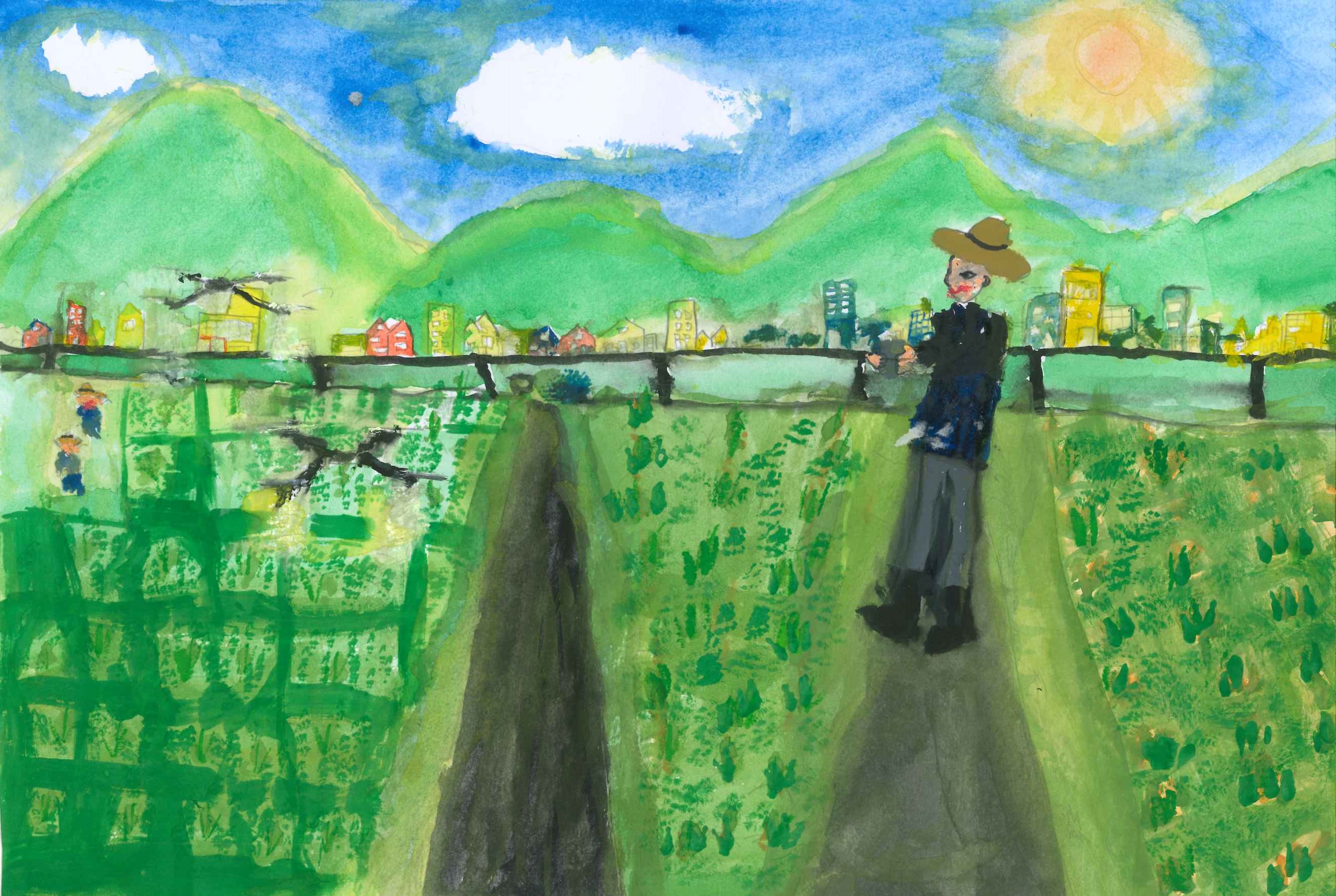 畑も町もぐんぐん育つよ