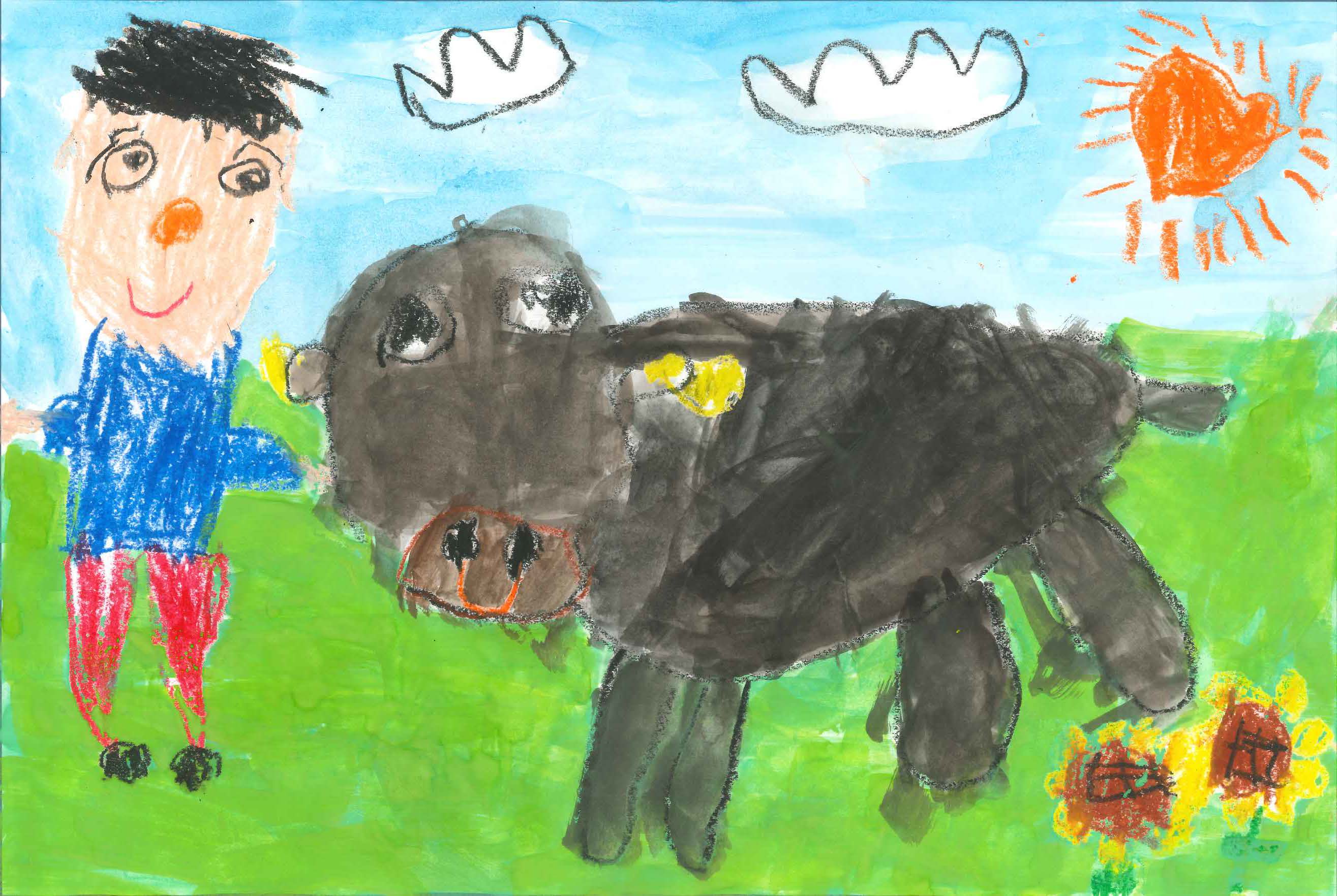 ぼくのおうちのうしさん