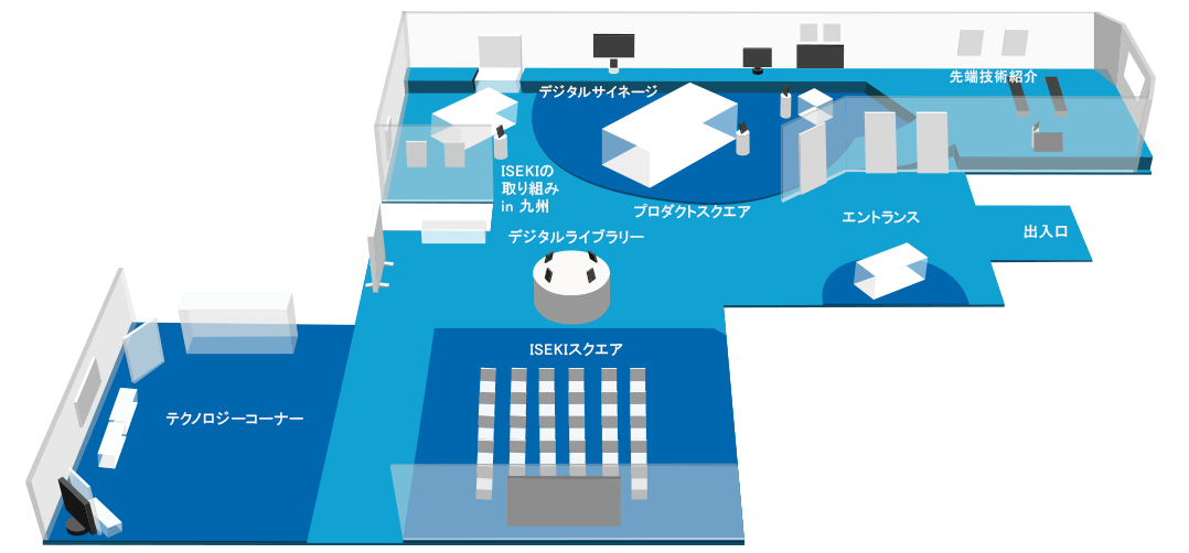 IDG 展示レイアウト・コーナーイメージ