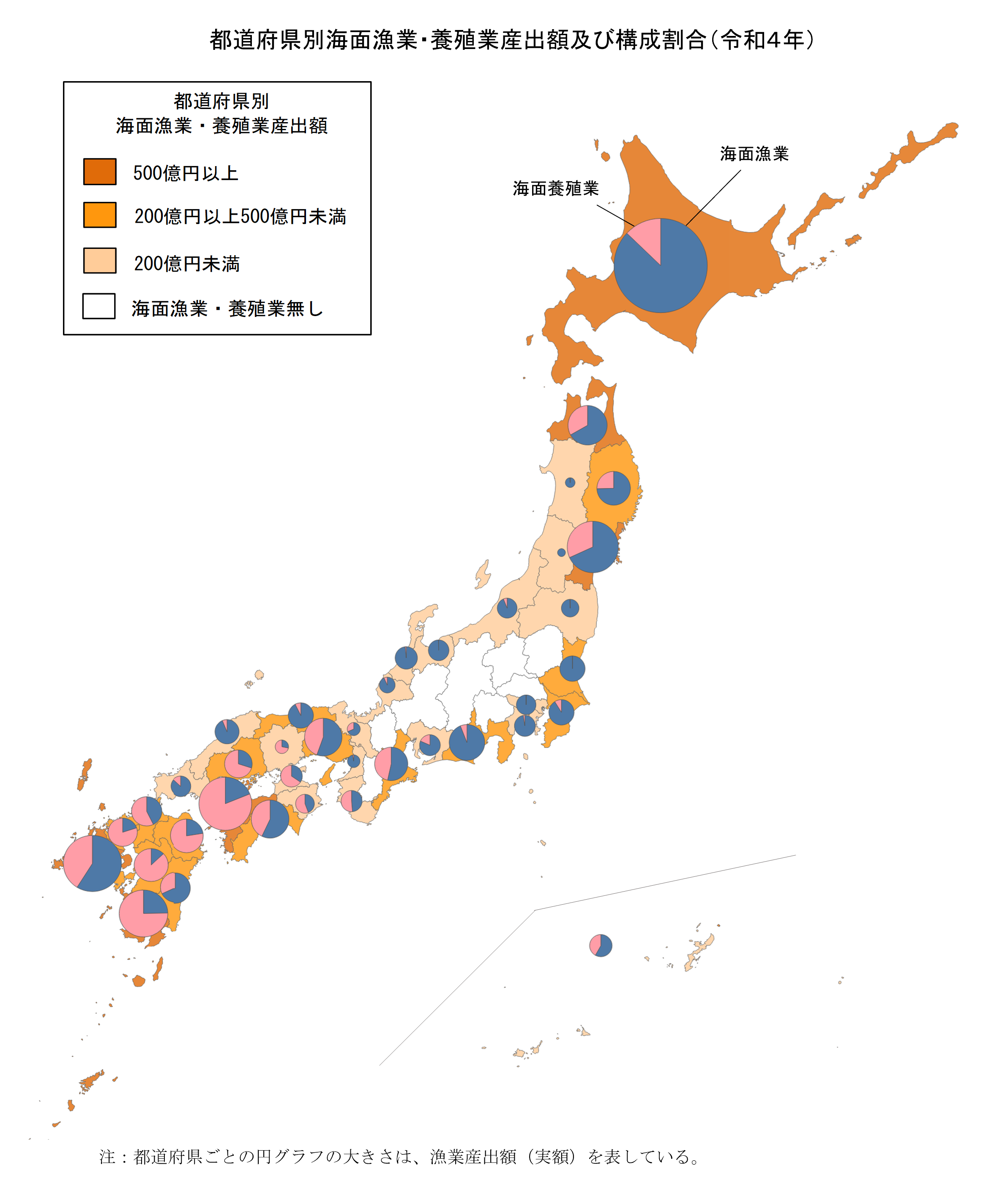 漁業産出額（令和4年）をお知らせします。