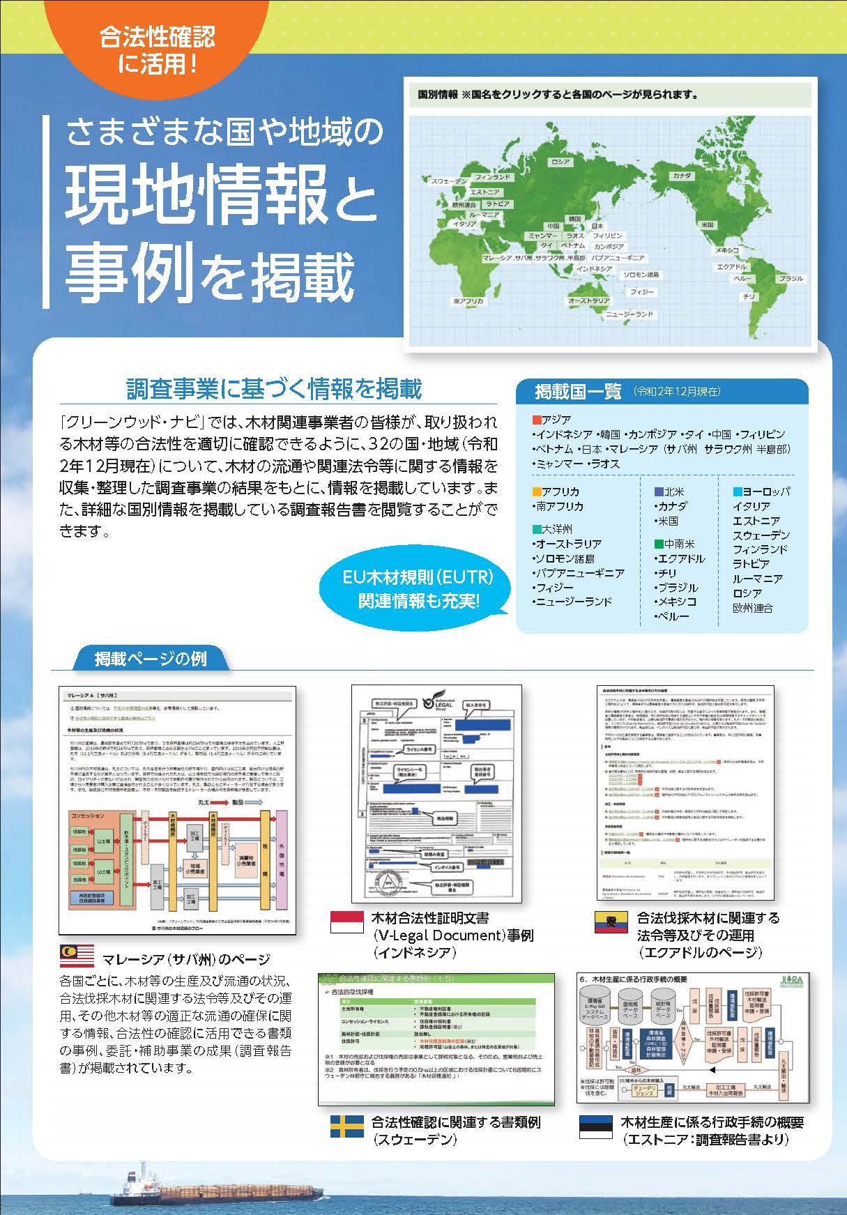 ＣＷ法に基づく登録木材関連事業者の年度報告 令和3年度分を公表しました