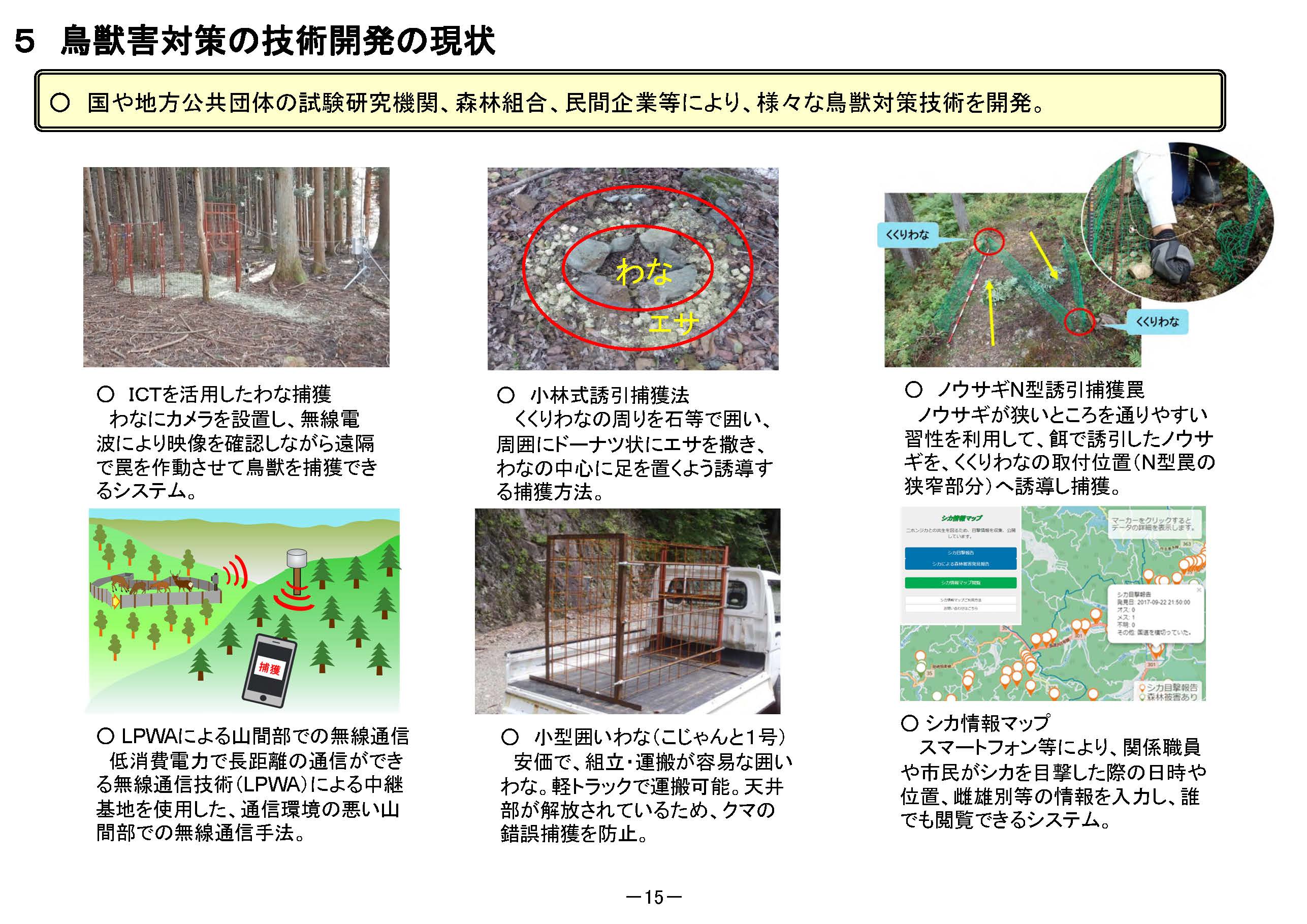 「森林における鳥獣害対策について」の資料を更新しました