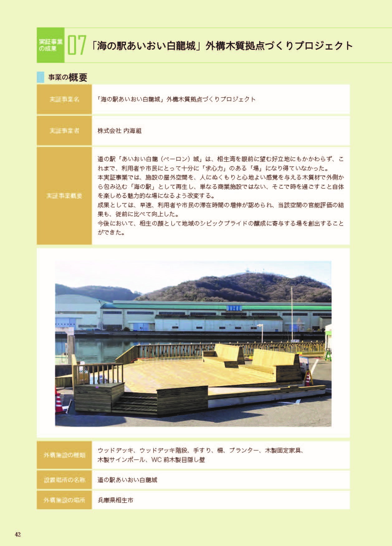 令和4年度の「外構部の木質化 実証事例集」を公開しました