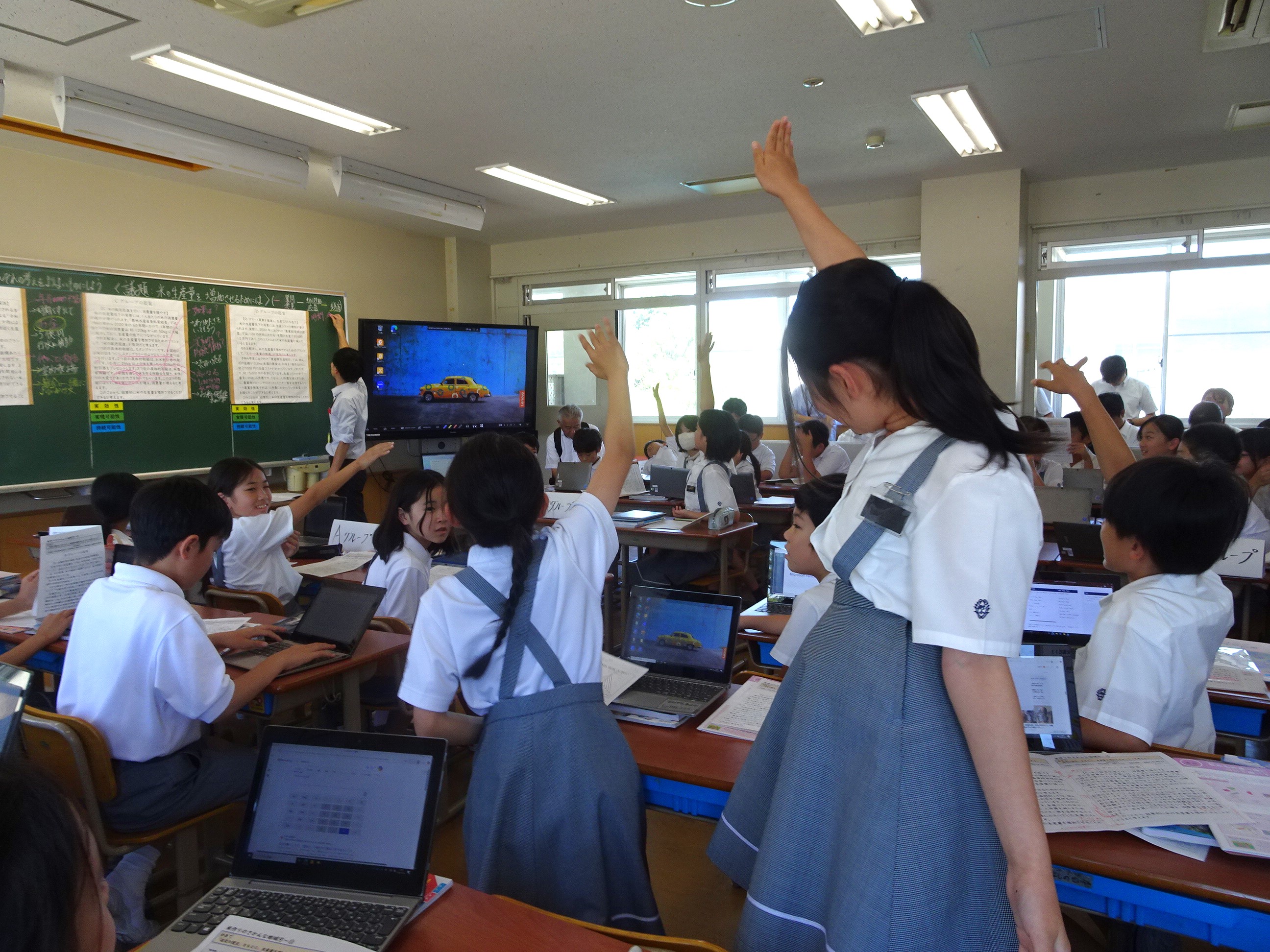 小学校の教育研究発表会に参加しました（佐賀市）