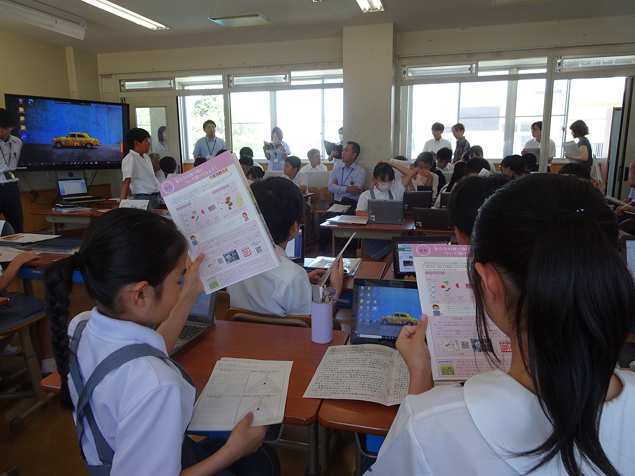 小学校の教育研究発表会に参加しました（佐賀市）