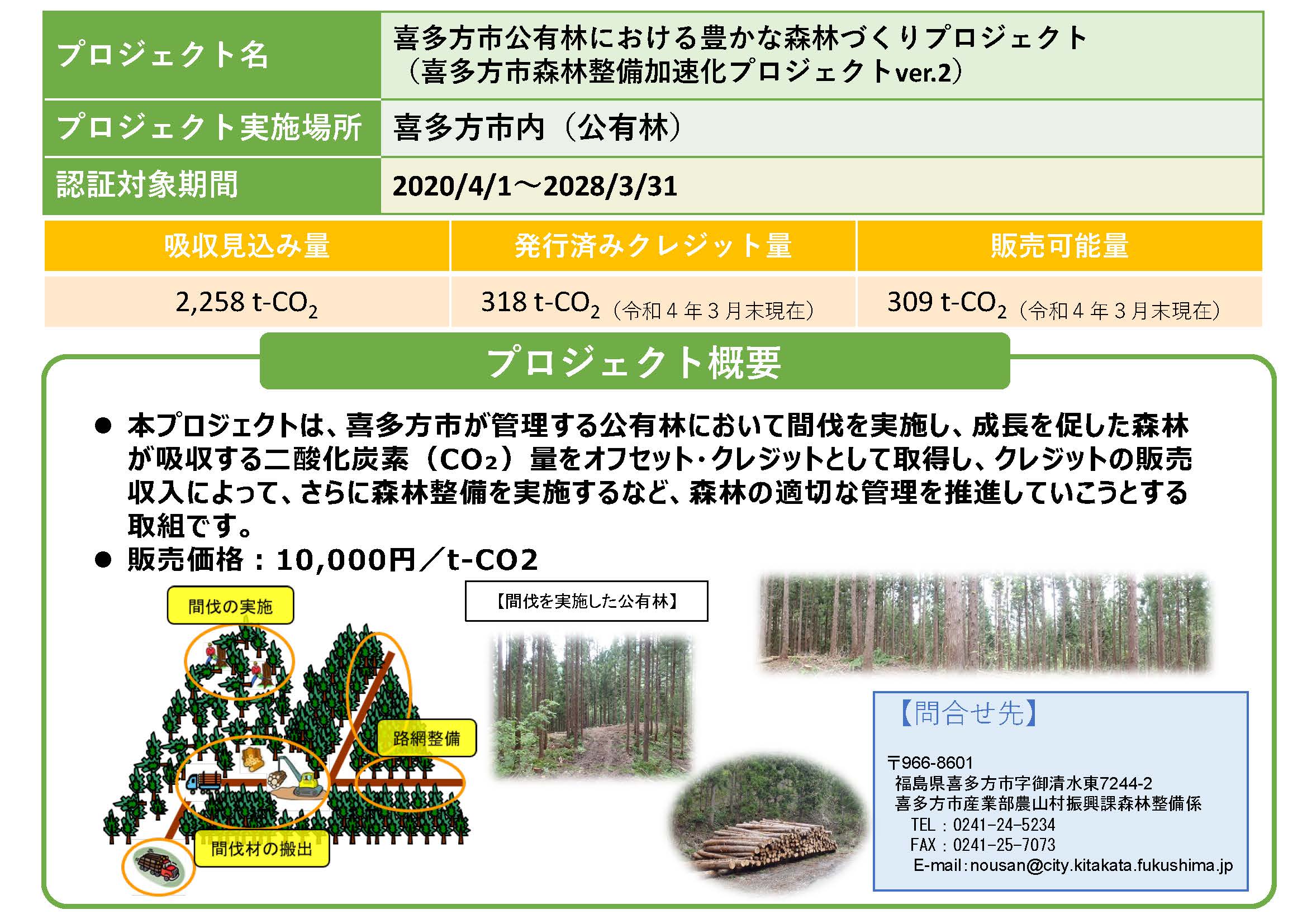 Ｊ－クレジット制度森林管理プロジェクトの取組事例をとりまとめました