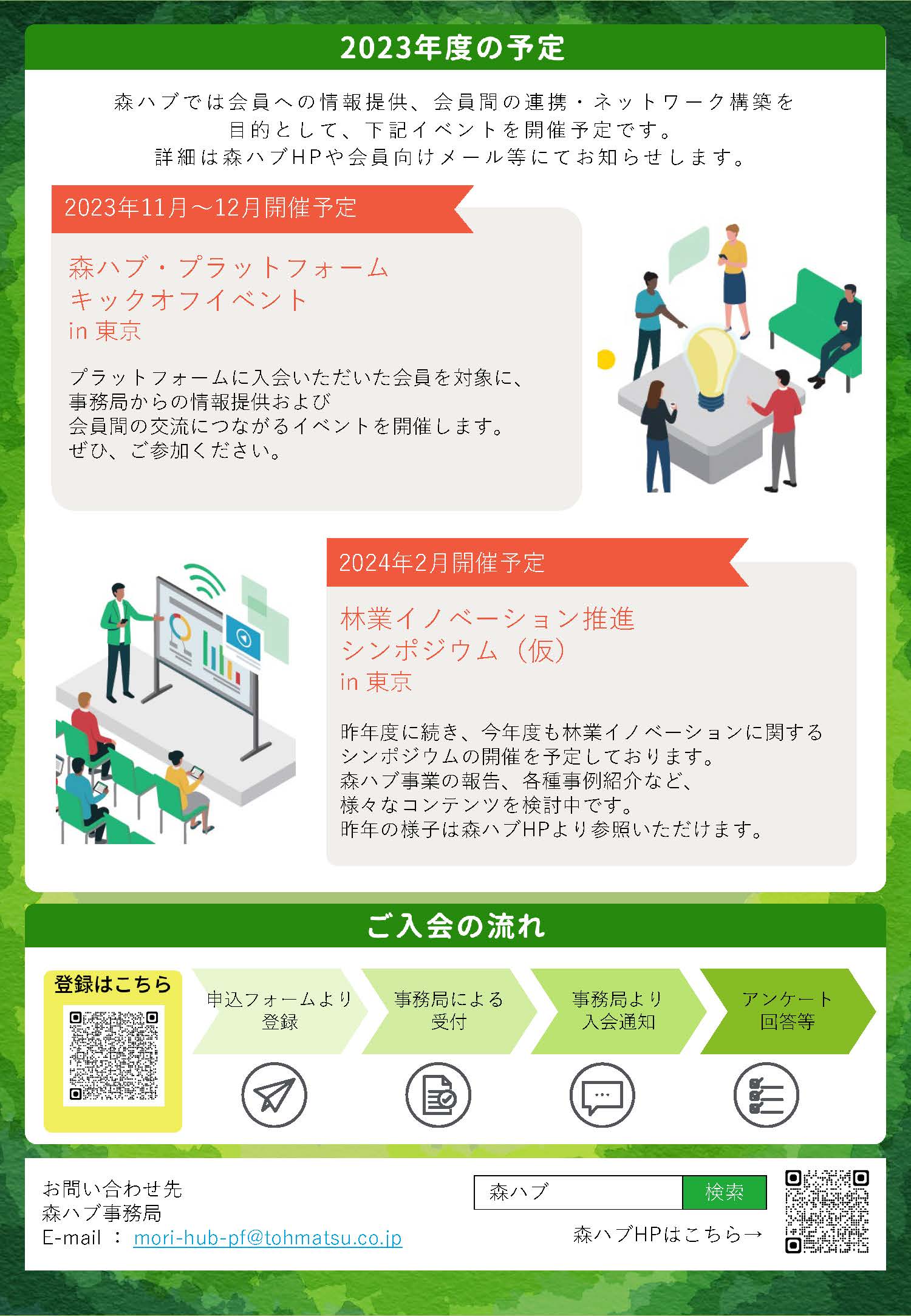 令和5年度林業イノベーション現場実装シンポジウムを開催します～地域から林業の未来を創造しよう！