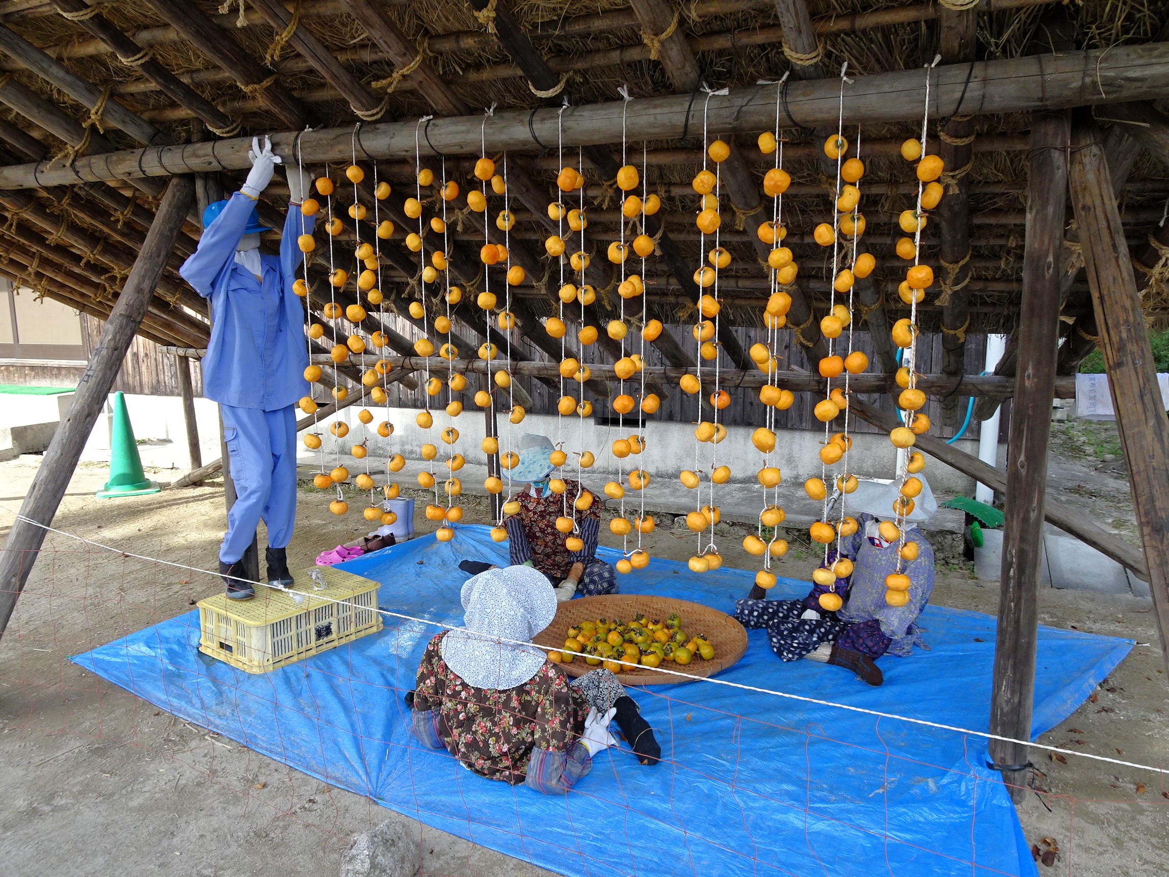 【ご紹介!】昭和の風情「松梅かかし村」（佐賀市大和町）