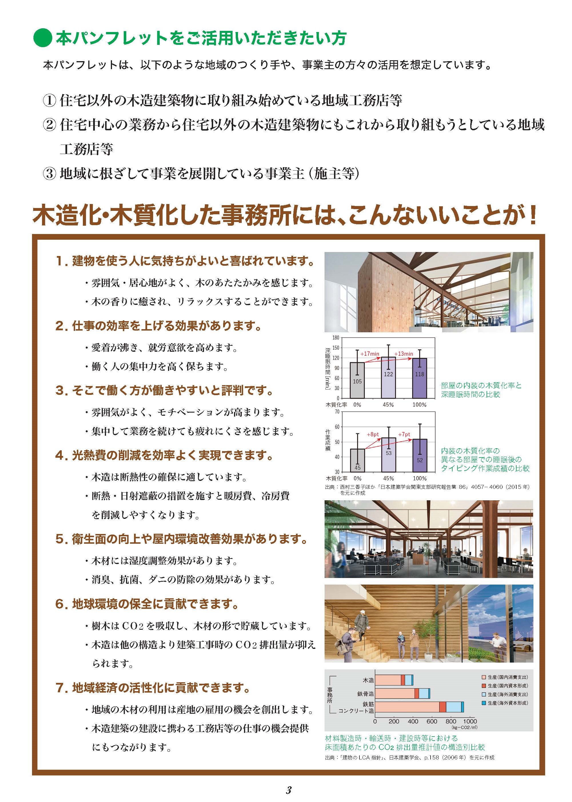 低層小規模建築物木造化のすすめ「これからの事務所建築は木造化でつくる時代です」を公開しました