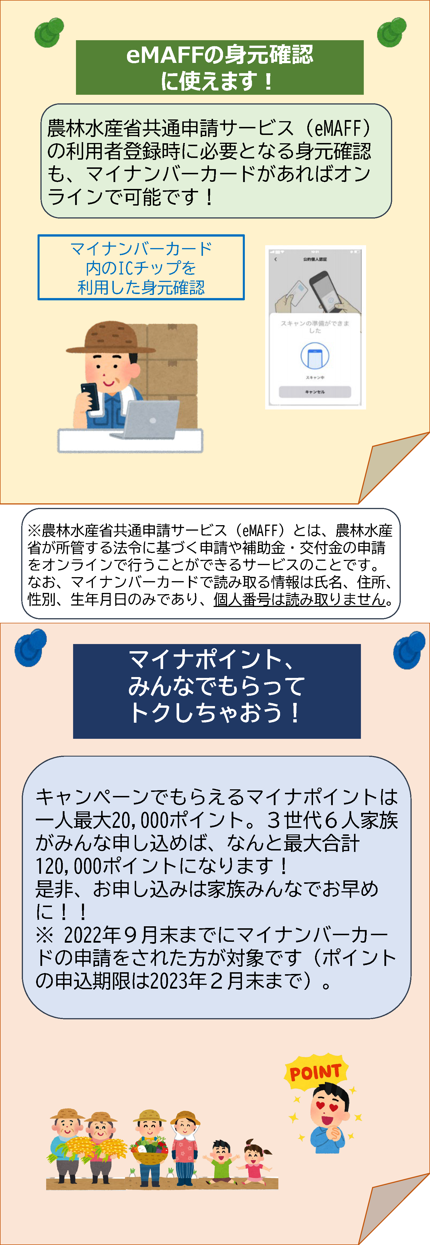 デジタル社会の最も信頼できる身分証明書、マイナンバーカードを取得しましょう！