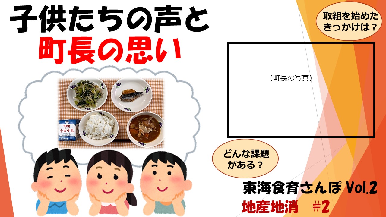 東海食育さんぽ　地産地消（有機学校給食）配信スタート！