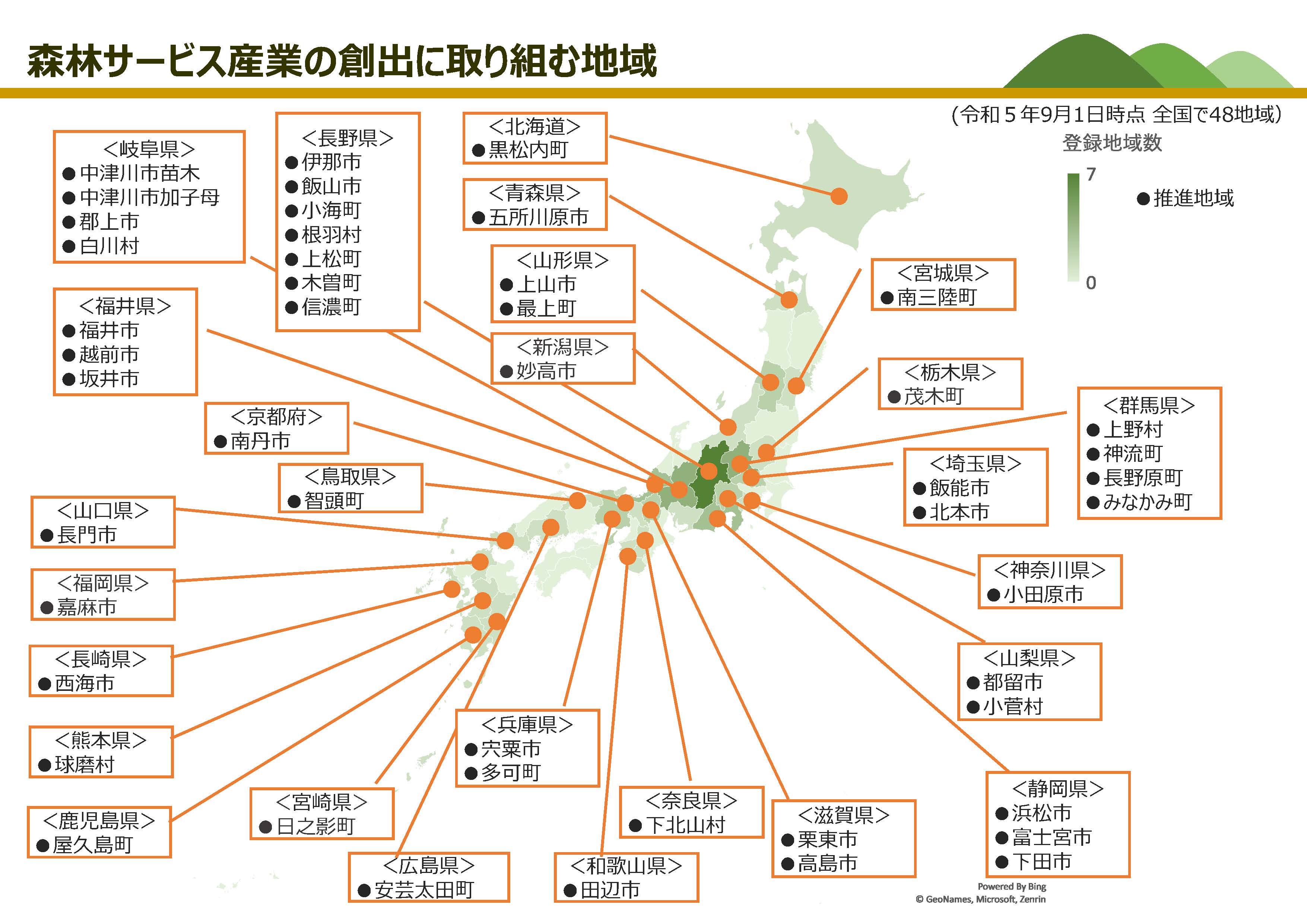 森林サービス産業推進地域の取組を紹介するサイトを公開しました