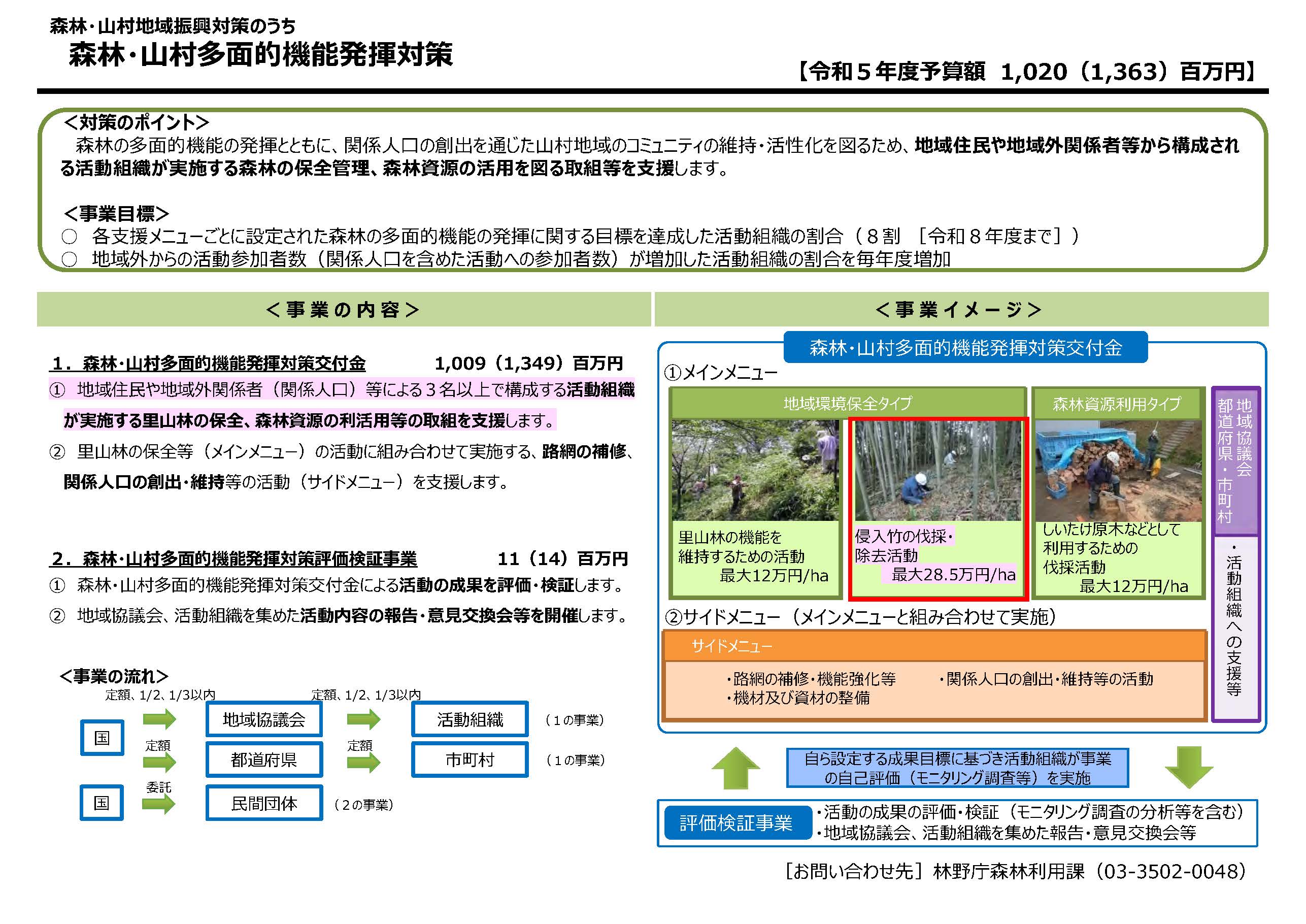 竹林整備及び竹材利用に係る対策(令和5年度版)を公表しました