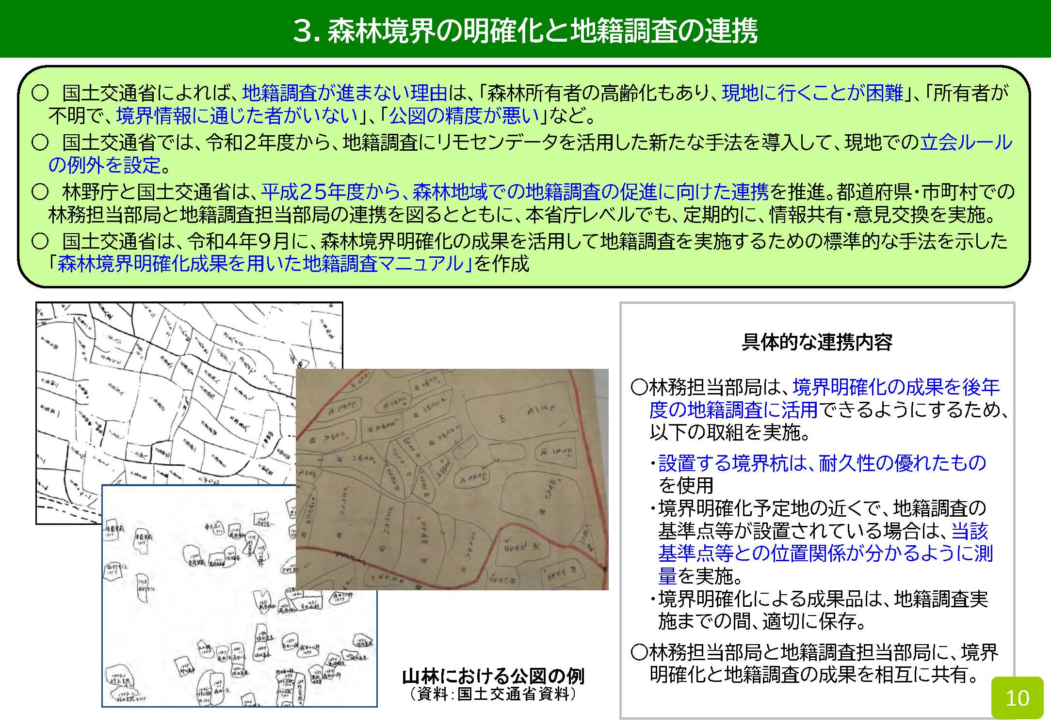 森林境界の明確化の概要と10の取組事例を紹介します