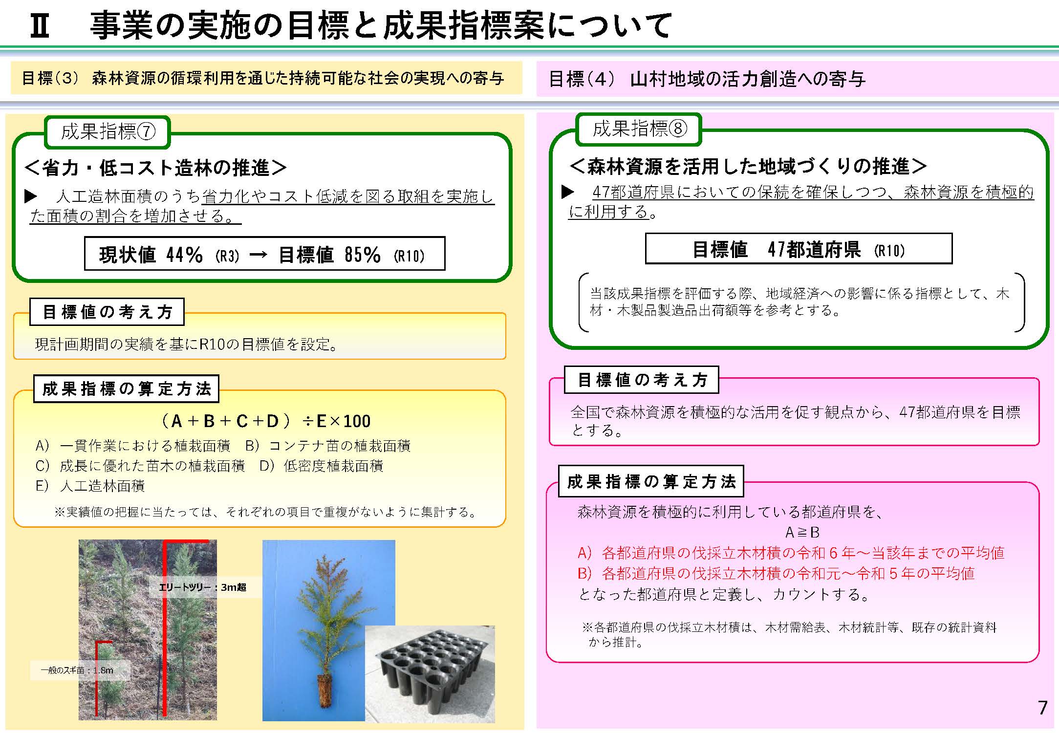 パブリックコメント：森林整備保全事業計画(案)についての意見・情報の募集