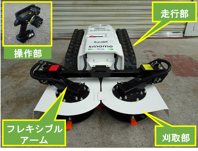 みどり戦略技術紹介：高機動畦畔草刈機