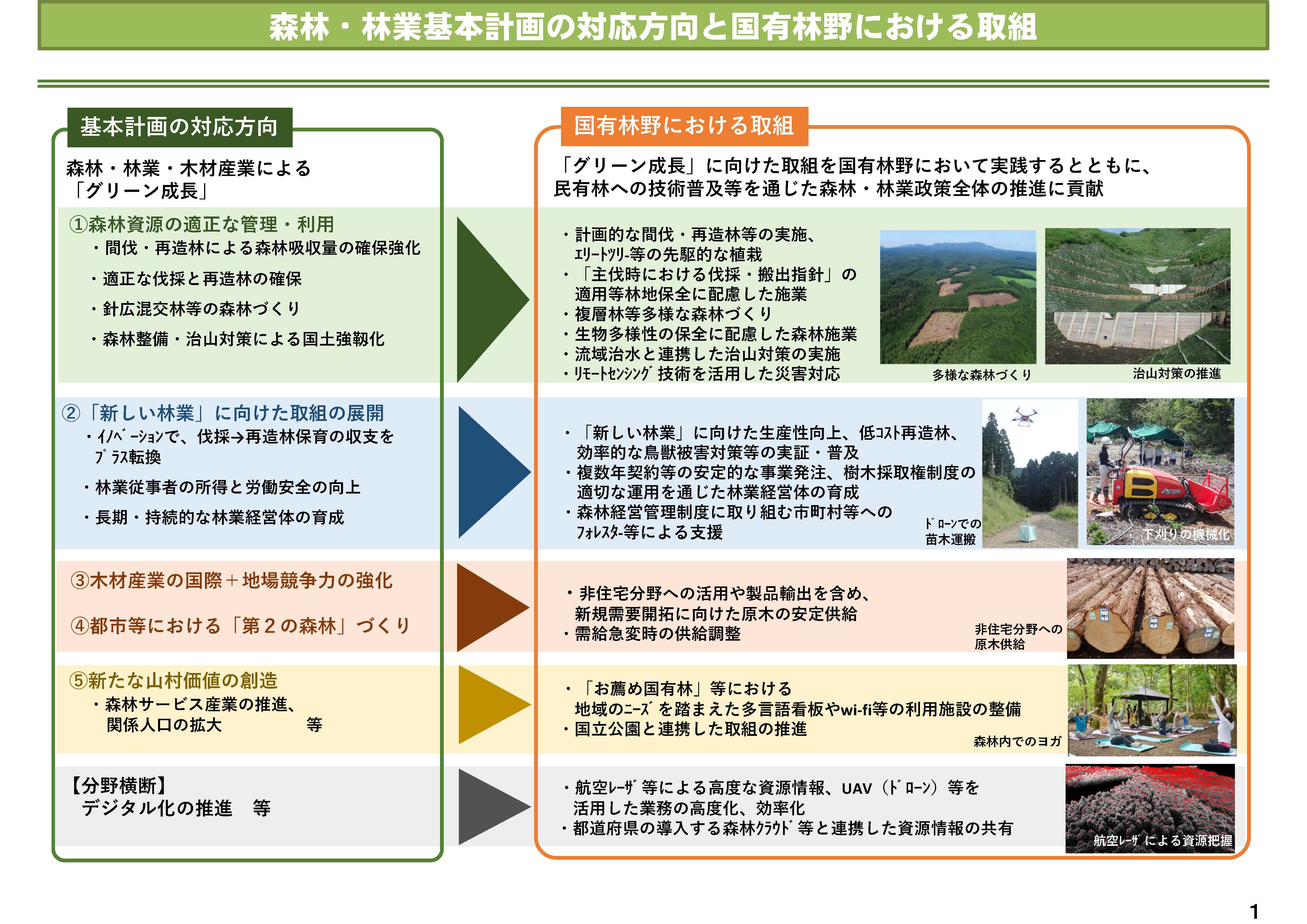 令和5年度の国有林野事業の主要取組事項を公表しました