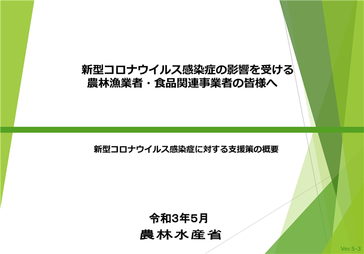 新型コロナウイルス感染症に伴う支援