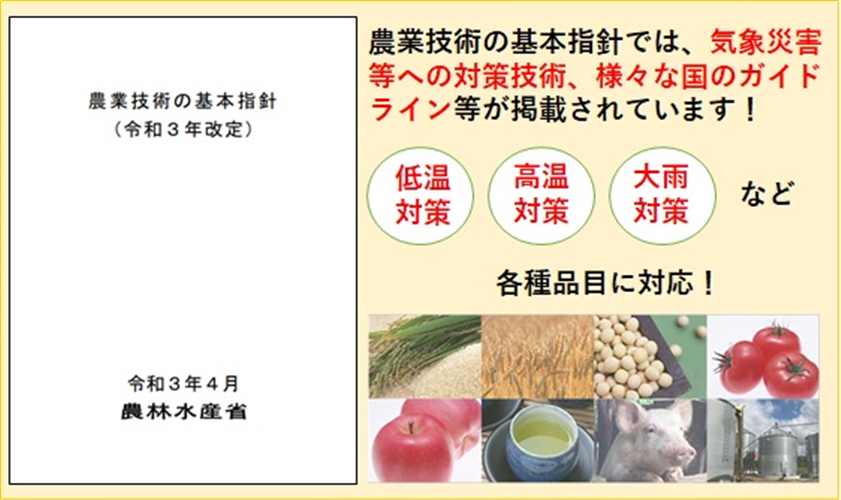 【最新技術が盛りだくさん！】農業技術の基本指針（R3年改定）を公表！