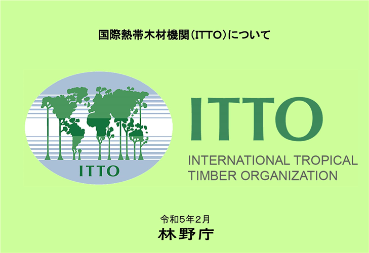 ITTOの概要と我が国の貢献などをとりまとめた資料を更新しました