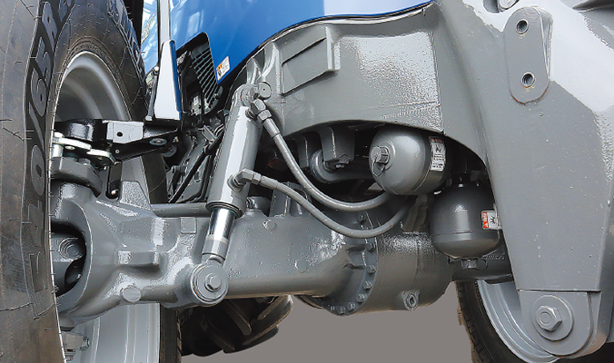 新型フロントアクスルサスペンション(X・F型)